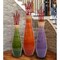 Uniquewise 31.5" Classic Bamboo Floor Vase Handmade, For Dining, Living, Entryway, Glossy Orange QI003242.L.OR - alternate 2